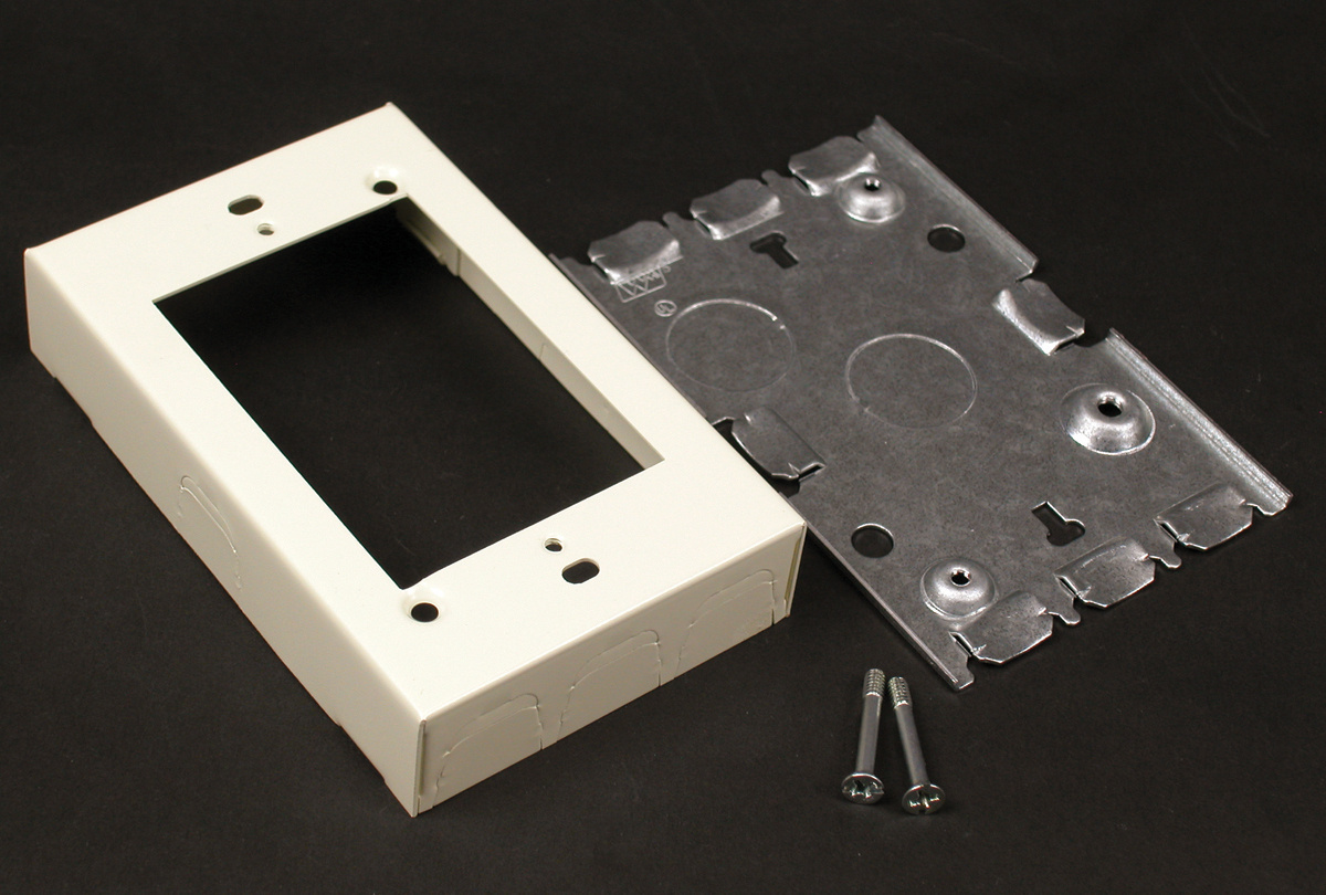 Wiremold V5748S : Shallow Switch and Receptacle Box, Ivory – Ohio