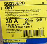 Square D QO230EPD : 30A QO 2 Pole Equipment Ground Fault Protection Circuit Breaker