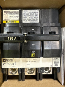 Square D QOB3110VH : 110A 3 Pole Circuit Breaker