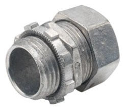 Bridgeport 253-DC2 : 1-1/4'' EMT Compression Connector, Concrete-Tight