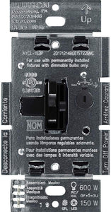 Lutron AYCL-153P-BL : Ariadni CL Dimmer, Black