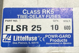 Littelfuse FLSR25 : 25A Fuse, 600V, Class RK5