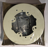 Wiremold V5738AF : Solid Base Fan Box, Ivory