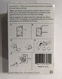 Wiremold V5748 : 1 Gang Switch and Receptacle Box, Ivory