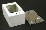 Wiremold V5744 : Extra Deep Switch and Receptacle Box, Ivory