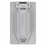 Hubbell 5146-0 : 1 Gang Duplex Device Cover, Weather-Proof