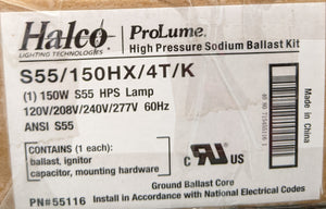 Halco 55116 : 150W High Pressure Sodium Ballast Kit