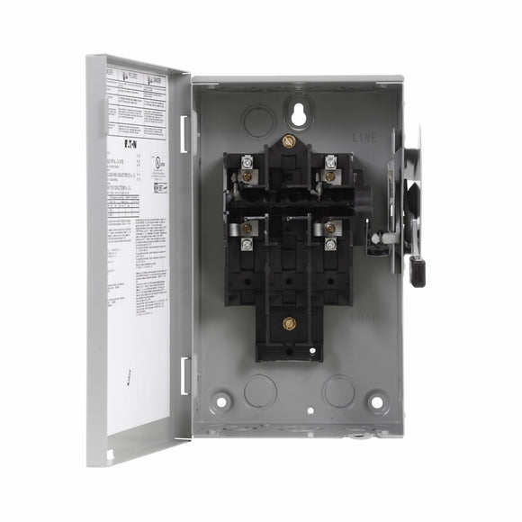 Eaton DG221UGB : 30A 2 Pole Non-Fusible N1 General Duty Safety Switch