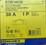 Square D EDB14030 : 30A 1 Pole Circuit Breaker