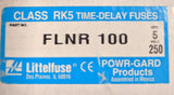 Littelfuse FLNR100 : 100A Fuse, 250V, Class RK5 (SET OF 5)