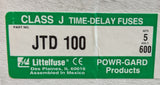 Littelfuse JTD100 : 100A Fuse, 600V, Class J (SET OF 5)