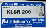 Littelfuse KLSR200 : 200A Fuse, 600V, Class RK1