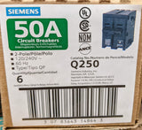 Siemens Q250 : 50A 2 Pole Circuit Breaker
