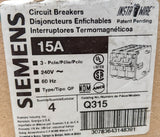 Siemens Q315 : 15A 3 Pole Circuit Breaker