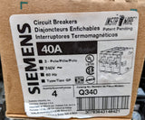 Siemens Q340 : 40A 3 Pole Circuit Breaker