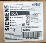 Siemens Q350 : 50A 3 Pole Circuit Breaker