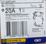 Square D QO120PCAFI : 20A 1 Pole AFCI Circuit Breaker