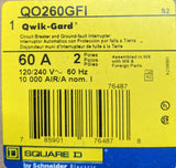 Square D QO260GFI : 60A QO 2 Pole GFI Circuit Breaker