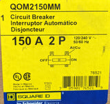 Square D QOM2150MM : 150A 2 Pole Circuit Breaker