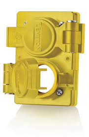 Leviton WTCVD : Wetguard Duplex Cover for 15/20A Flanged Inlets