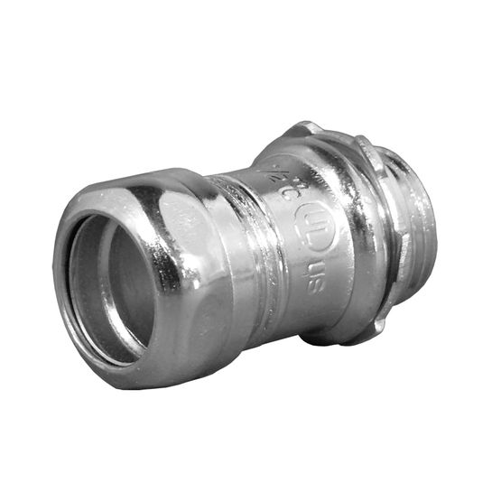 Appleton 7075ST : 3/4'' EMT Compression Connector, Concrete-Tight, Insulated Throat